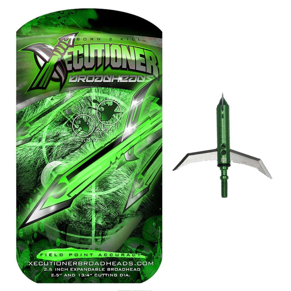 Xecutioner Expandable Broadhead in Green