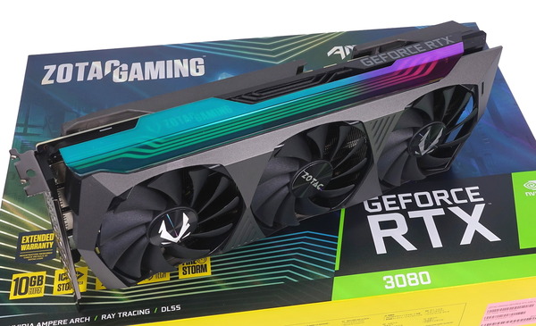 ZOTAC GAMING GeForce RTX 3080 AMP Holo」をレビュー。そのままでも