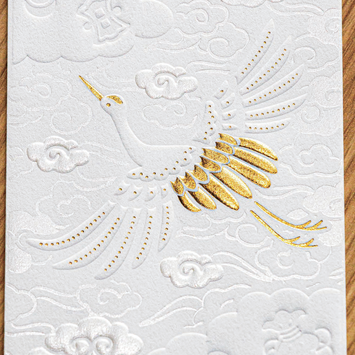 雑貨卸、雑貨仕入れ（【ROKKAKU】全面箔押し加工 ぽち袋 吉祥浪漫 鯛