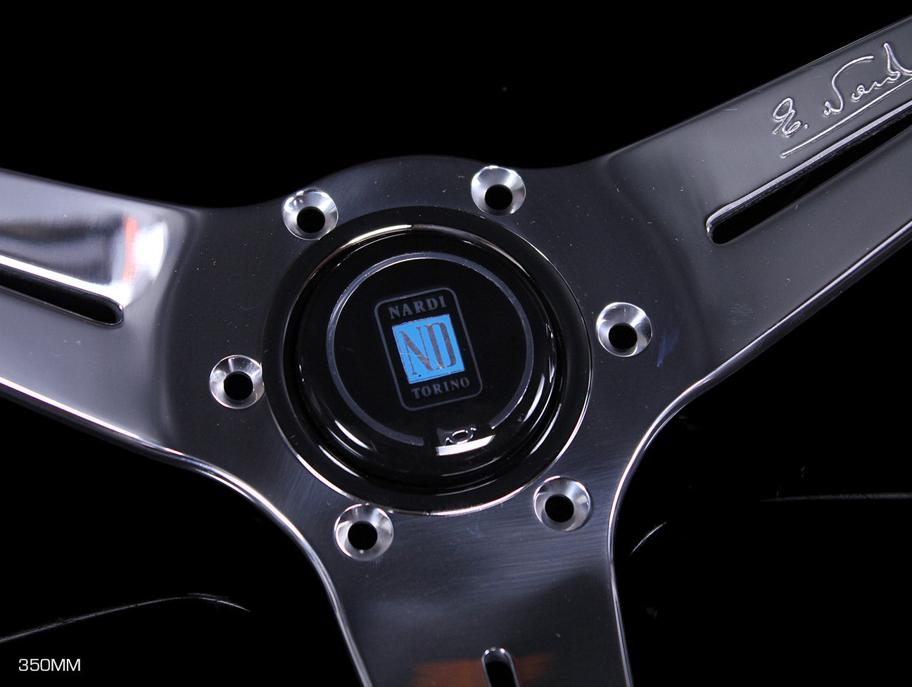 Nardi Classic Wood Deep Corn 330/350mm Steering Wheel w/Polished