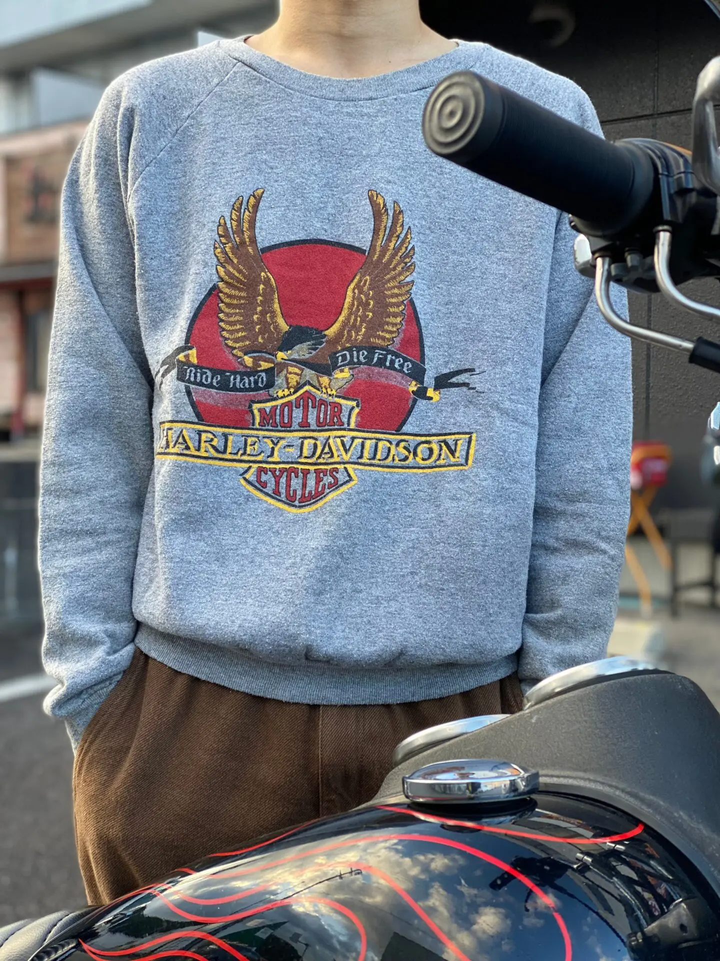 80's HARLEY-DAVIDSON スウェットシャツ Lサイズ スウェット