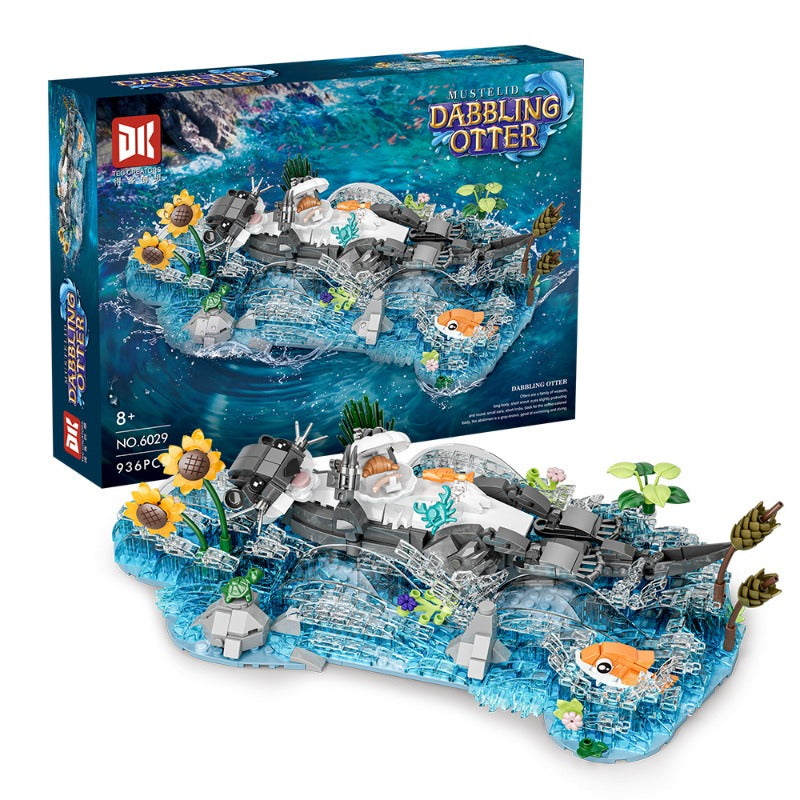 936PCS DK 6029 Otter play ecology – Joy Bricks