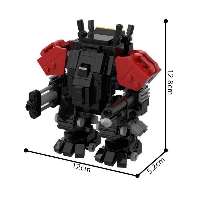 Gobricks version) 369pcs MOC-206763 Helldivers 2 Automaton Hulk