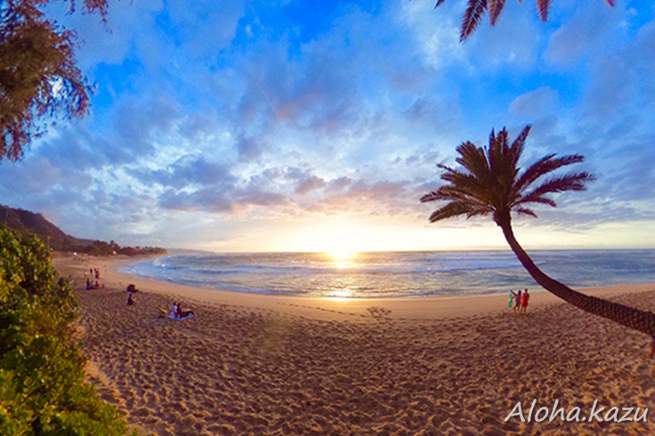 夕陽が最高のサンセットビーチ │ はじめてのハワイ〜オアフ島