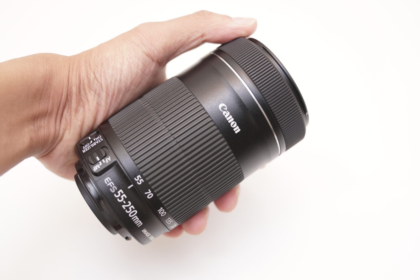 ☆極上品☆ CANON EF-S 55-250mm F4-5.6 IS STM キヤノン（Canon