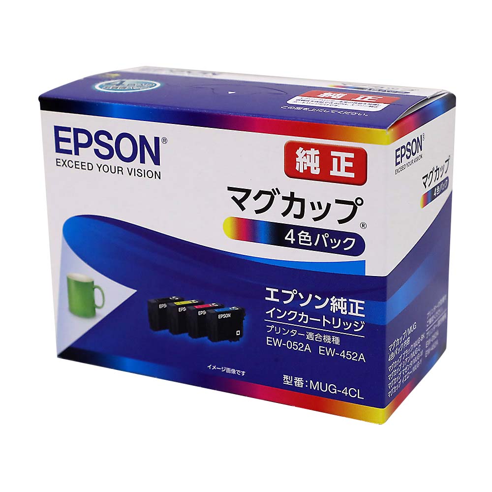 EPSON インクカートリッジ マグカップ 4色 MUG-4CL | ジョイフル本田