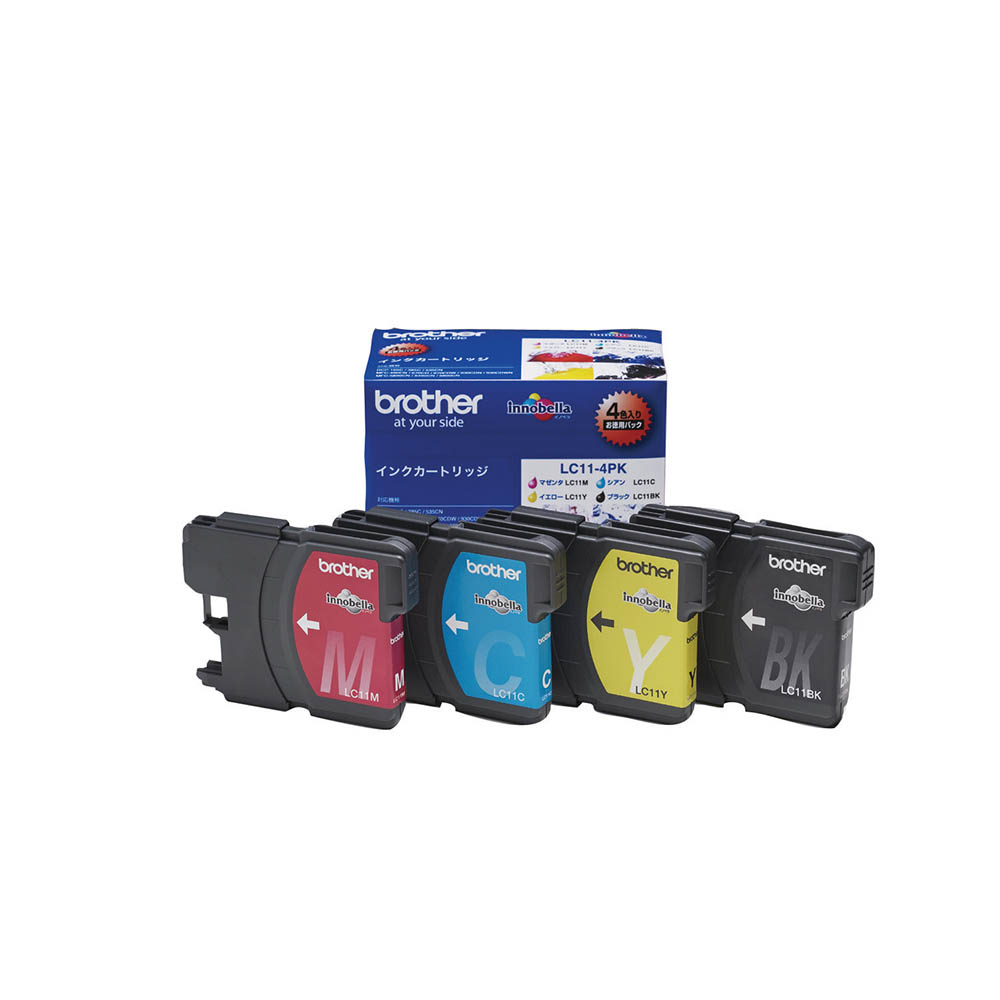 まとめ買いお買い得！】brotherインクカートリッジ 4色セット brother