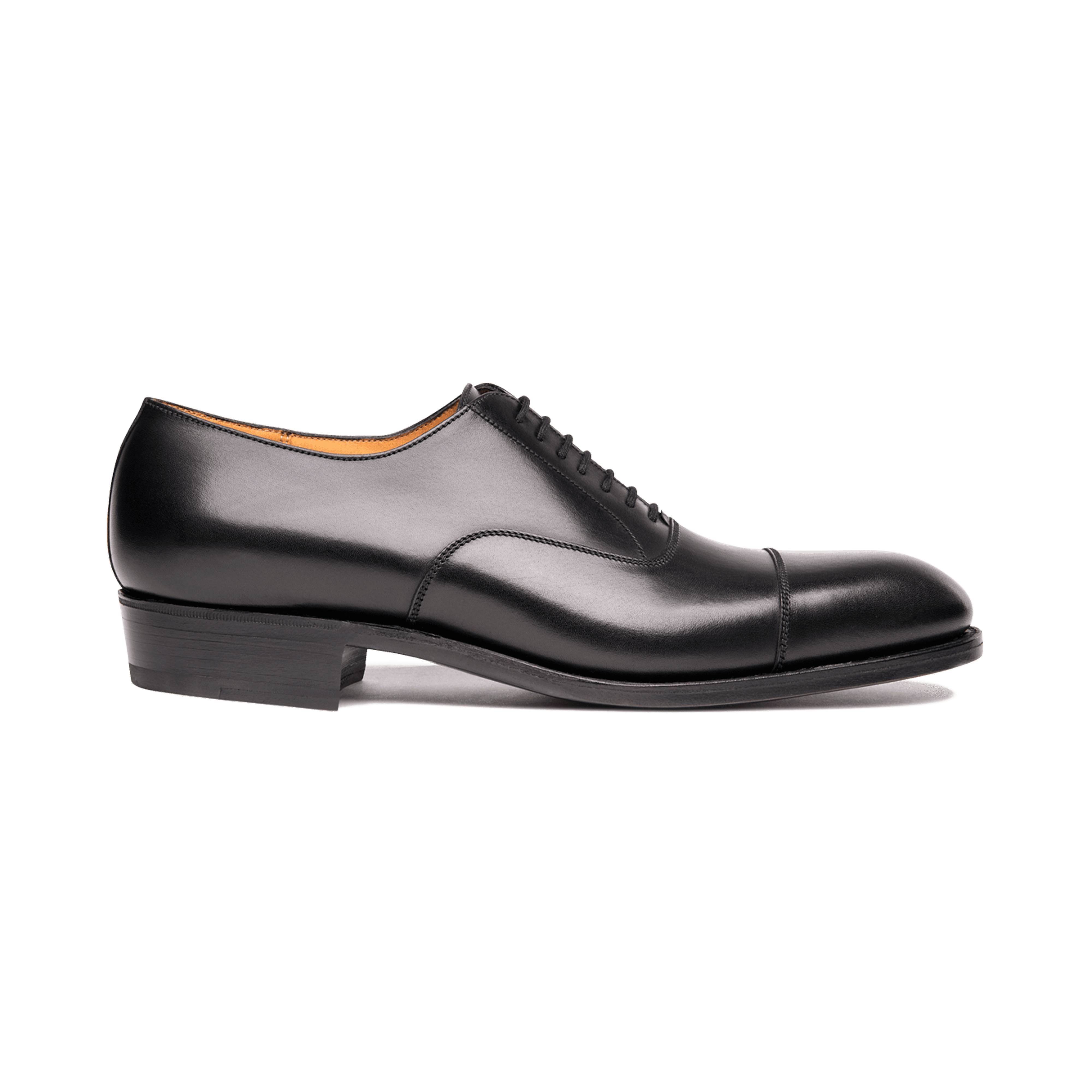Men's Savile Cap Toe Oxford Black Leather – J.M. Weston