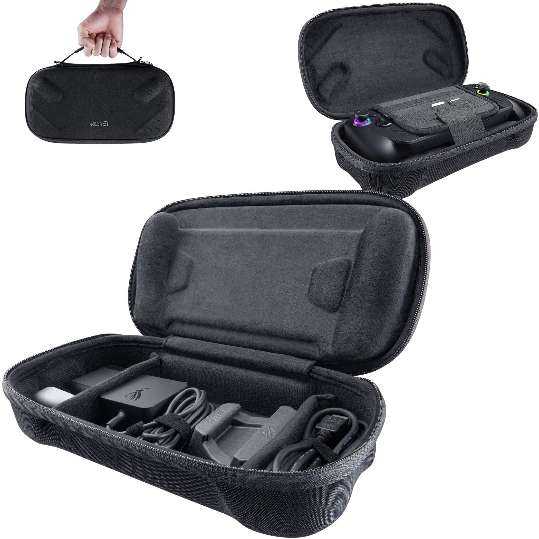 Double-decker Travel Case for ROG Xbox Ally X & ROG Xbox Ally