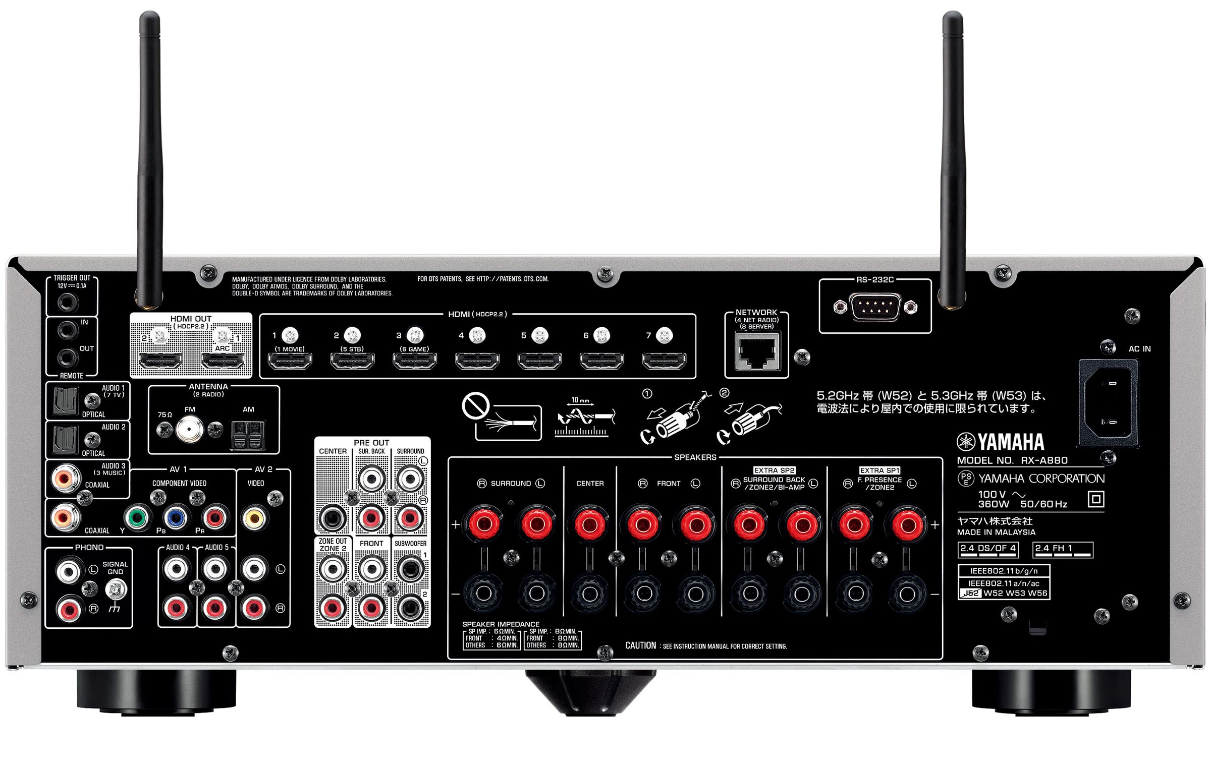 ヤマハ | RX-A880 - AVアンプ - 概要