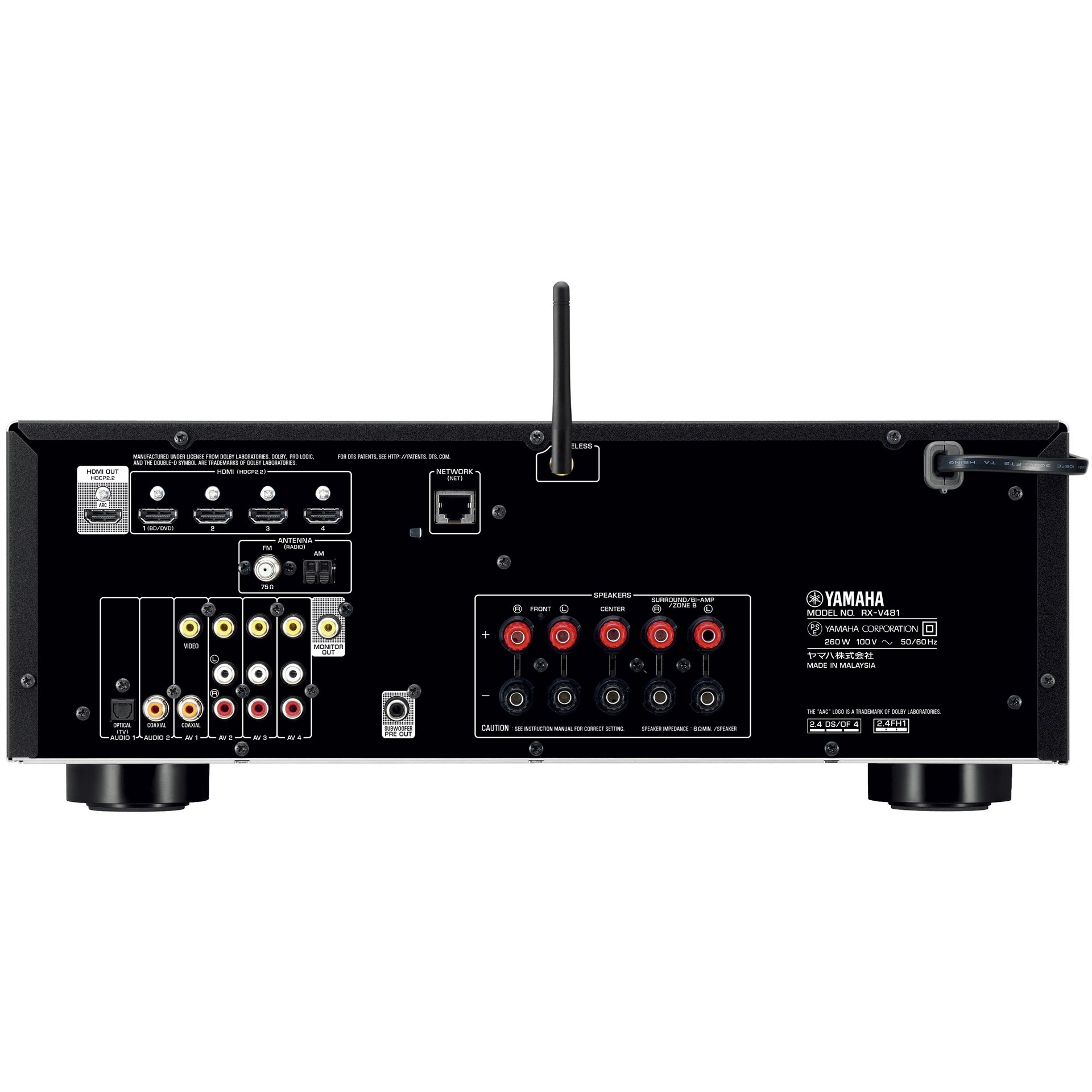 ヤマハ | RX-V481 - AVアンプ - 概要