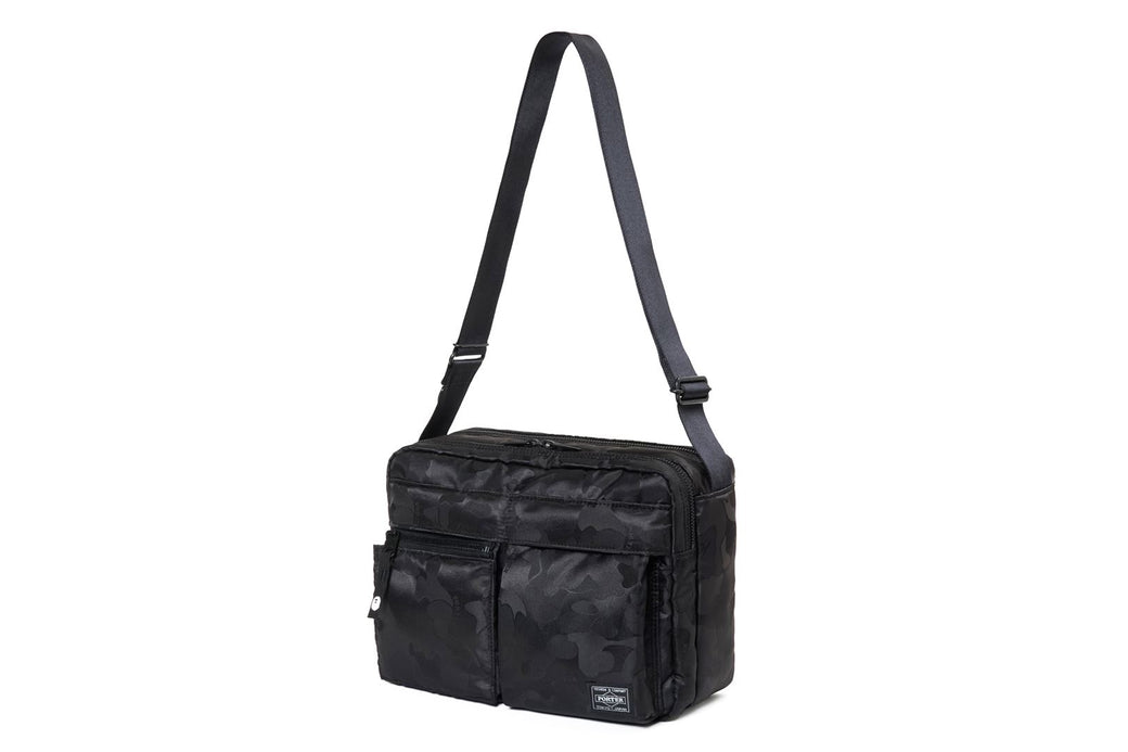 BAPE X PORTER STAND 】SLING BAG W ZIP (L) | bape.com