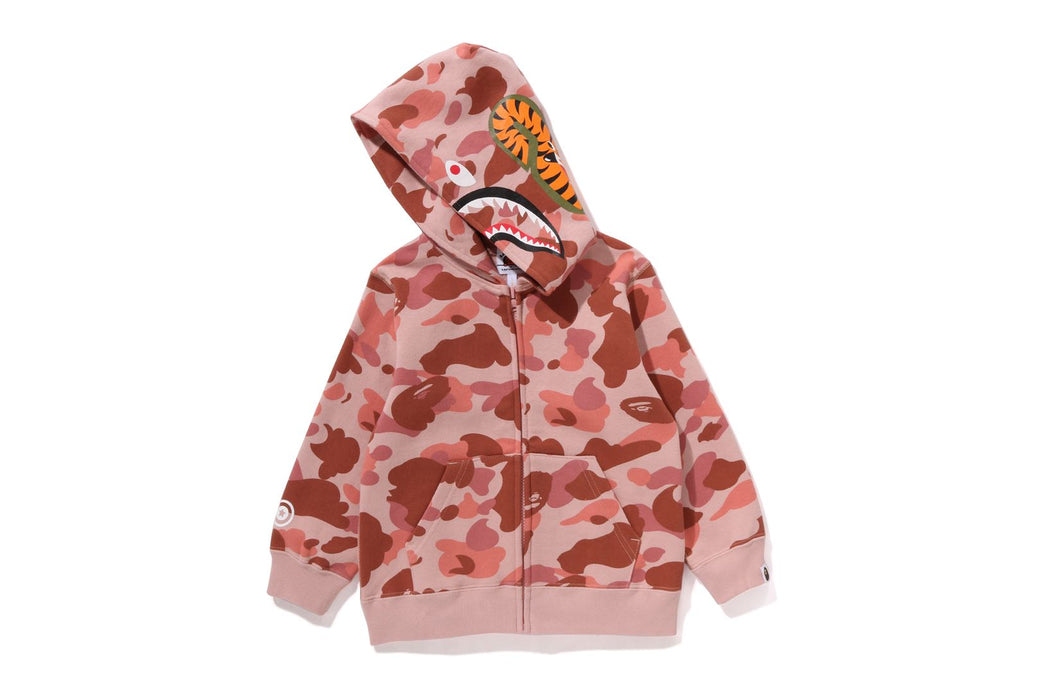 1ST CAMO SHARK ZIP HOODIE | bape.com