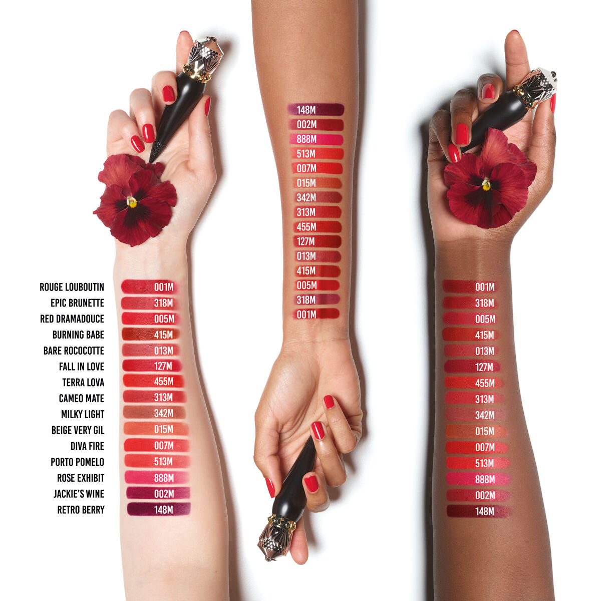 ルージュルブタン ベルベットマット Jackie's Wine 002M - Christian