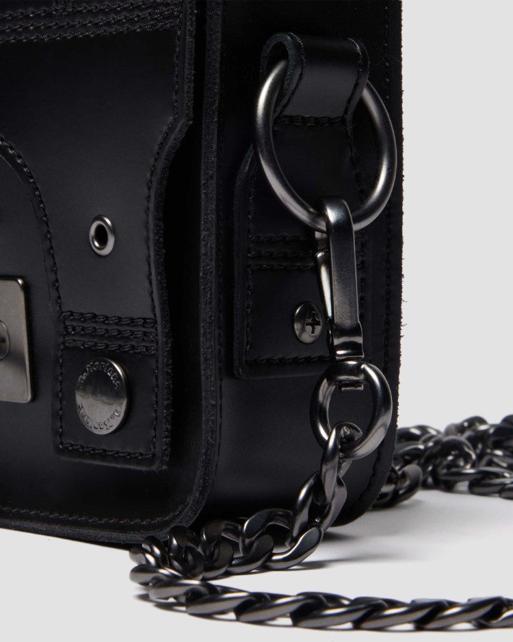 7インチ サッチェル バッグ ビッグ ハードウェア