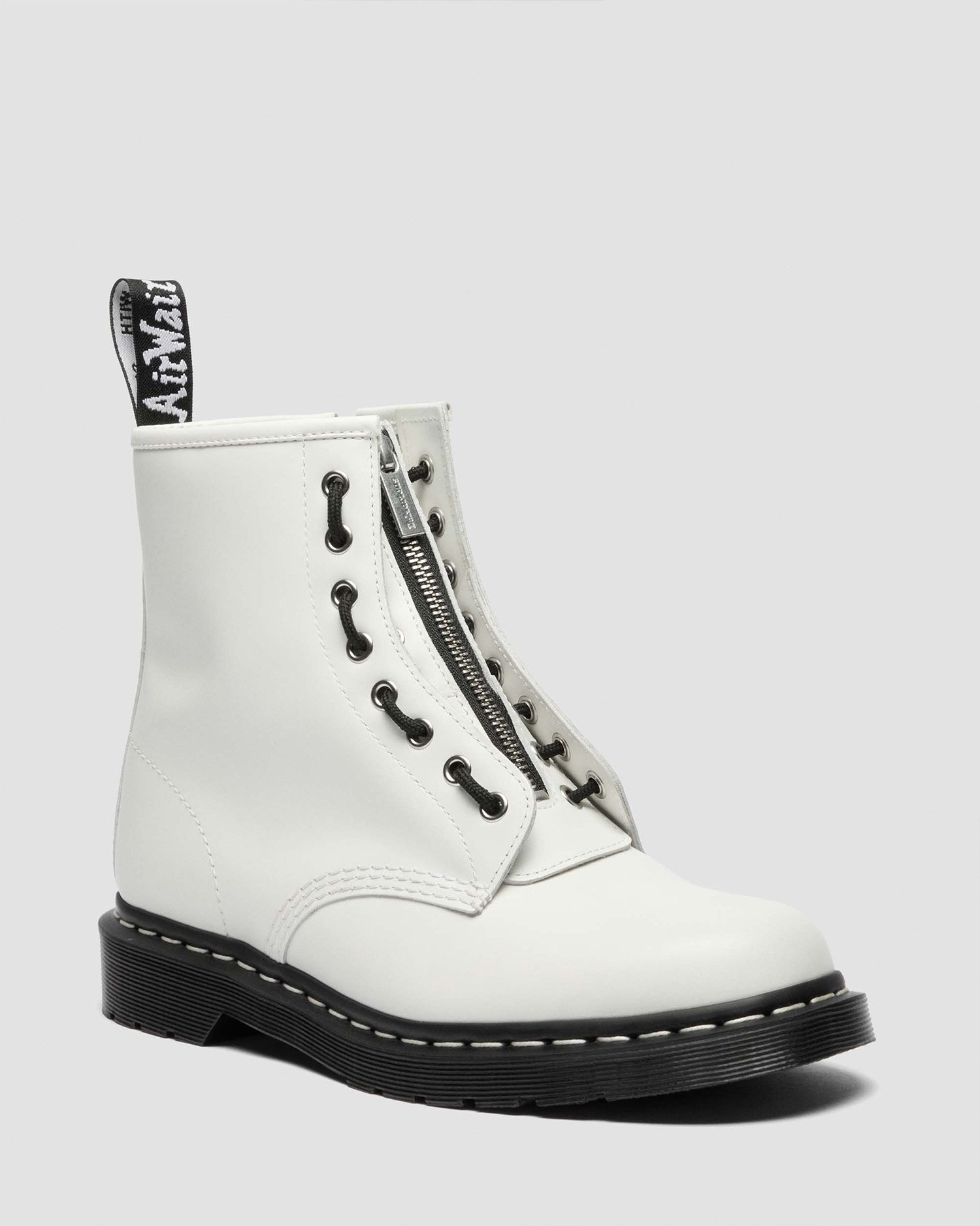 日本限定】1460 ZIP ホワイトステッチ 8 ホール ブーツ