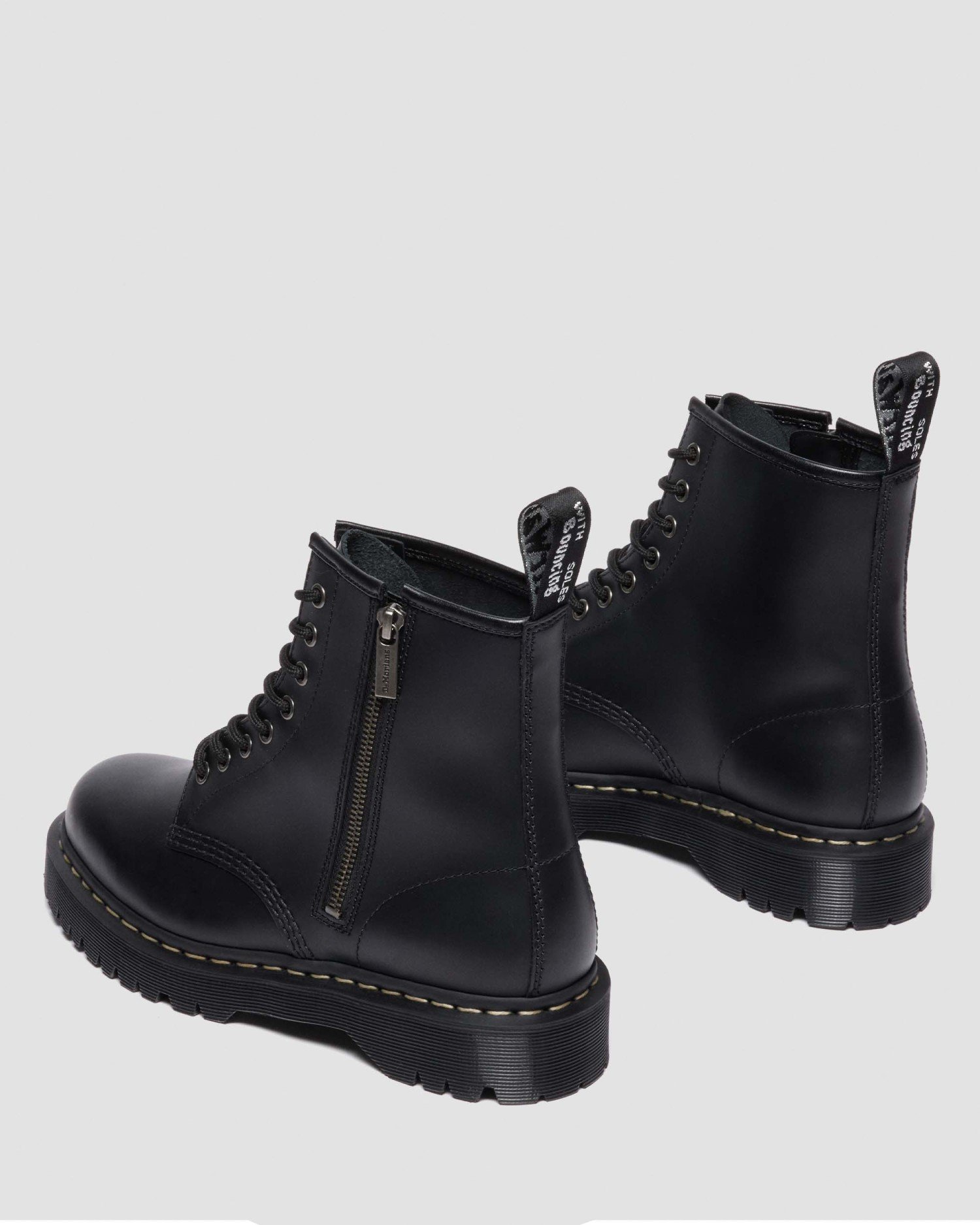 日本限定】1460 ZIP グレーステッチ BEX 8 ホール ブーツ