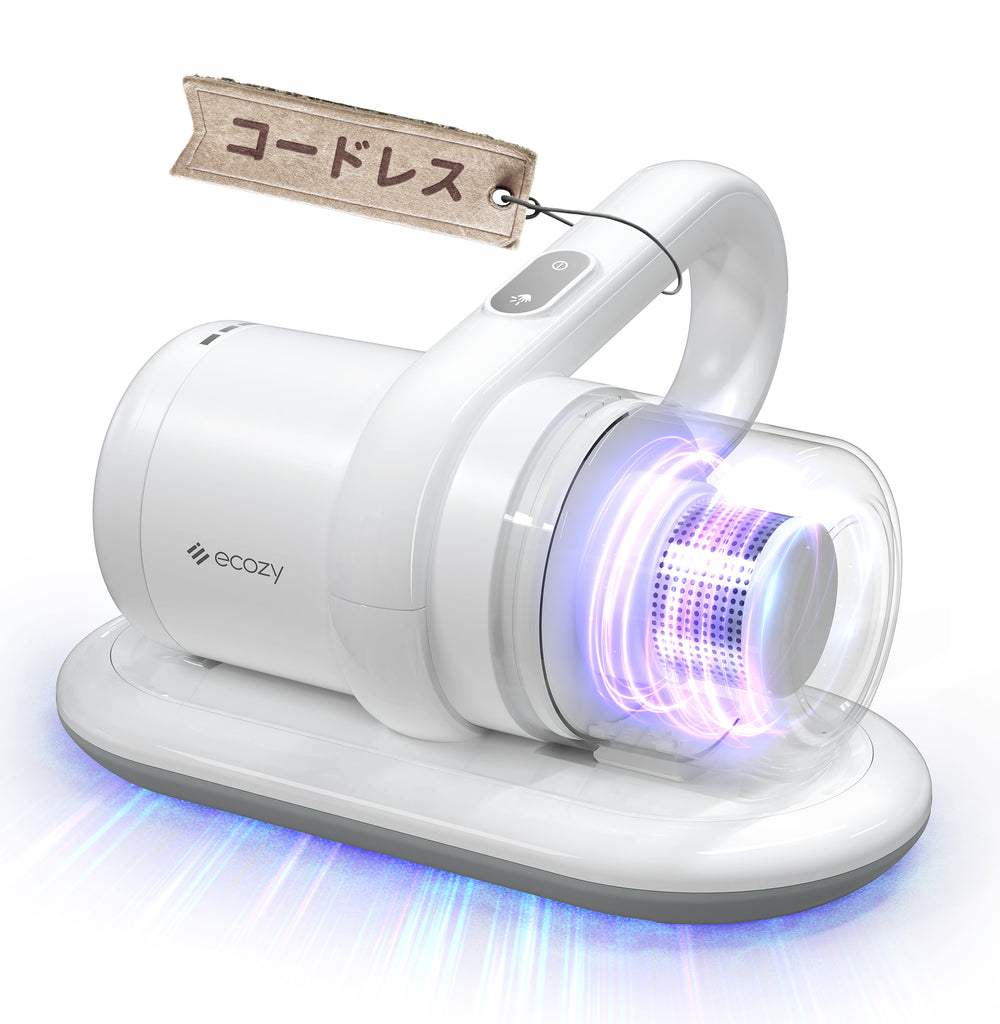 布団クリーナー 布団掃除機 コードレス 1.2kg超軽量 UV除菌 12Kpa