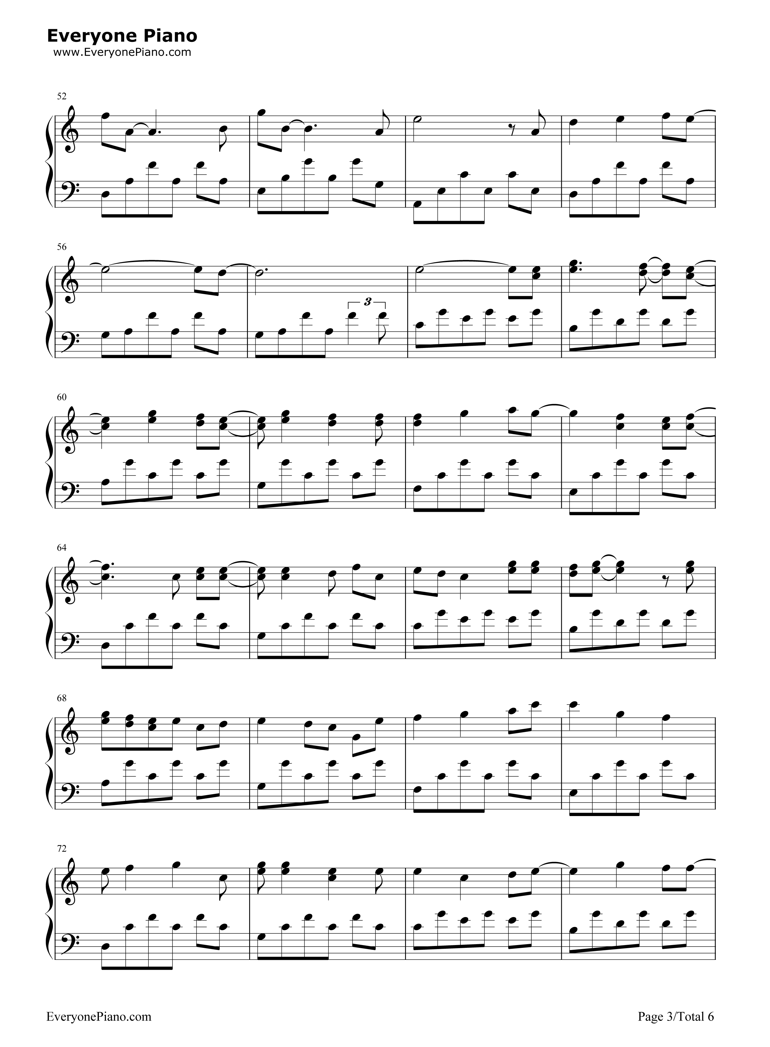 Joy-George Winston-ジョージ・ウィンストン五線譜プレビュー-EOP