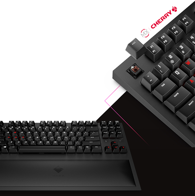 OMEN by SPACER ワイヤレス TKLゲーミングキーボード （9BU31AA#UUF