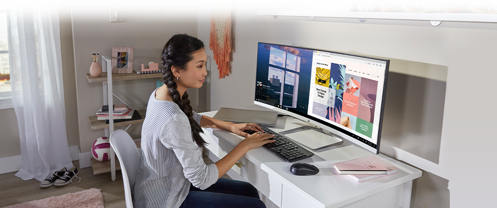 HP 34f カーブドディスプレイ 製品詳細 - モニター | 日本HP