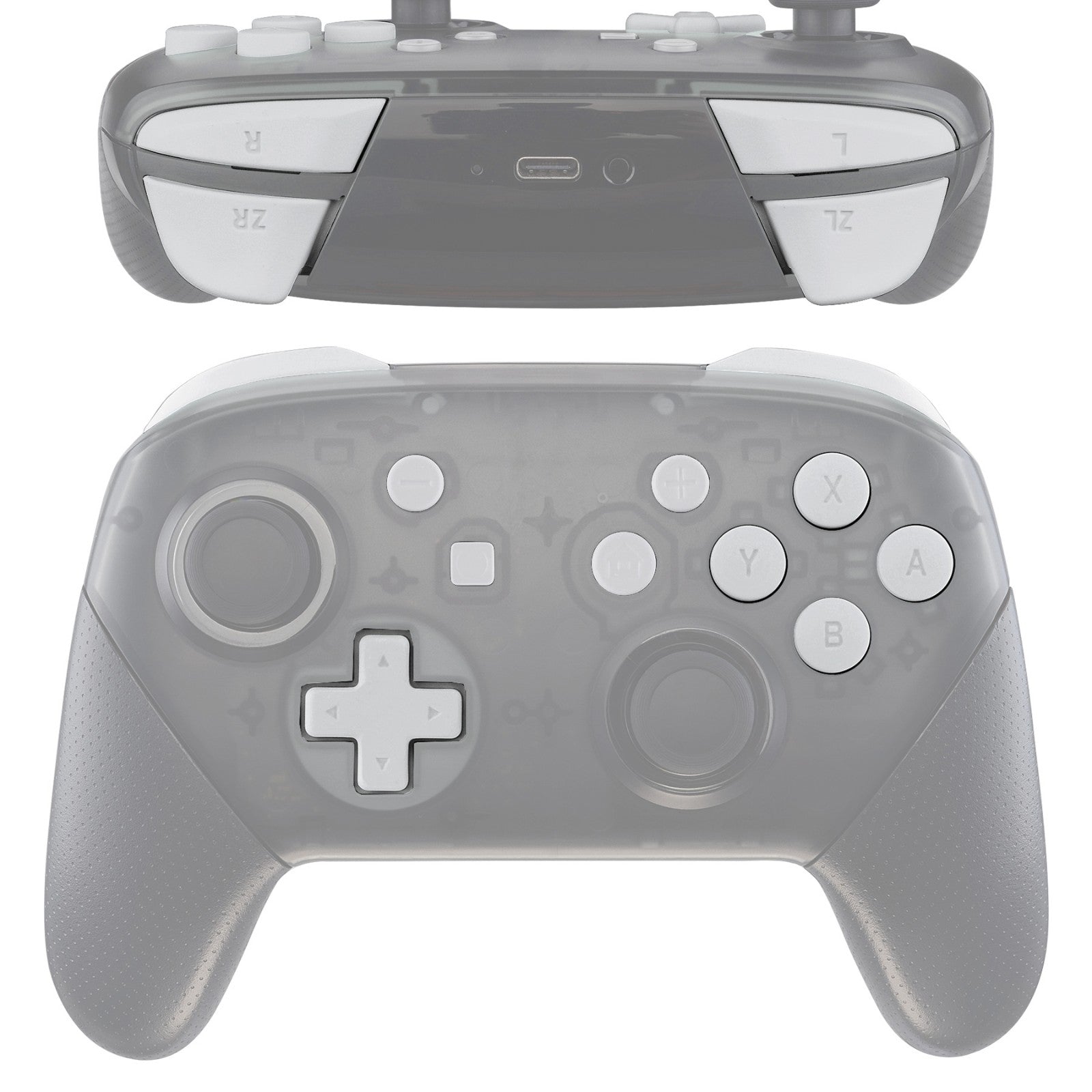 eXtremeRate Nintendo Switch Proコントローラー用DIY交換フルセット