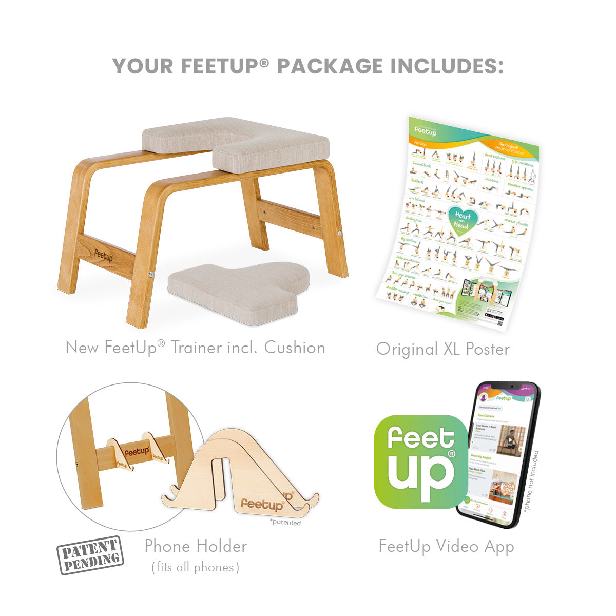 FeetUp Trainer | World's Best Yoga Headstand Bench & Inversion