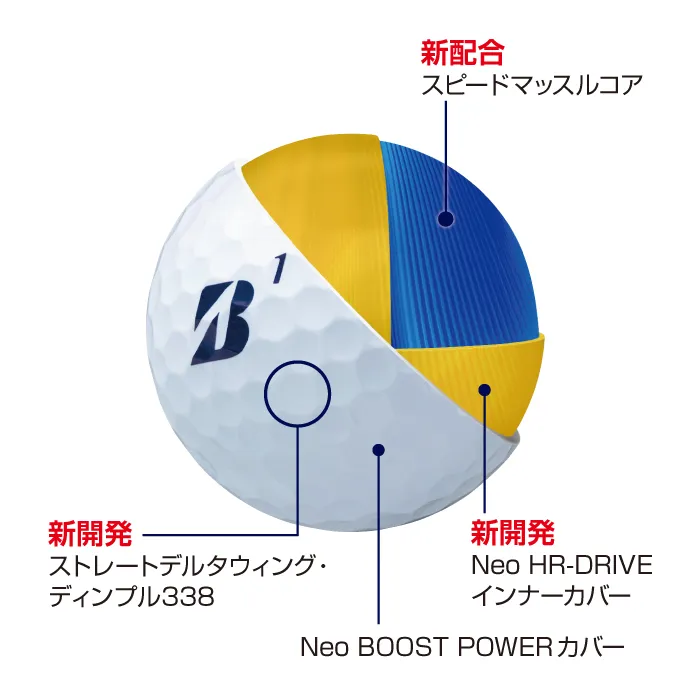 TOUR B JGR（パールピンク）[1ダース：12個](パールピンク): ボール