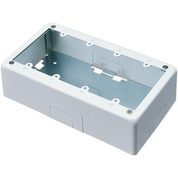 四個用スイッチボックス ネグロス電工 モール用スイッチボックス