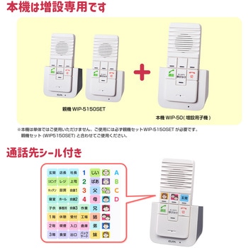 かんたんインターホン 屋内用 ELPA 【通販モノタロウ】