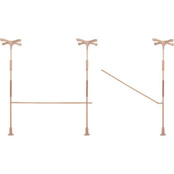 バディーⅠクロスバー固定式セット molten 手すり 介護用 【通販