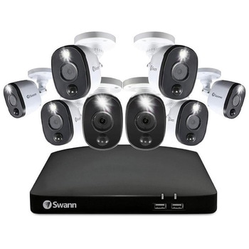 SWDVK-846808WL Swann 防犯カメラ 8台セット DVRレコーダー 2TB 8CH