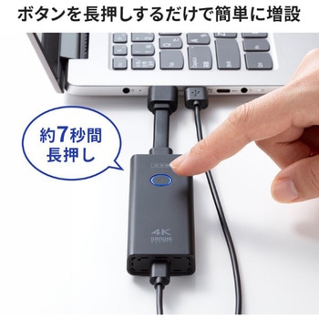 VGA-EXWHD12 エクステンダー_HDMI(ワイヤレス) 1個 サンワサプライ