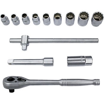 M417 ソケットレンチ セット モノタロウ 差込角12.7mm 1セット(13点組