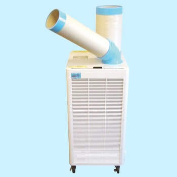 N407-TC 排熱ダクト付きクーラー(単相100V、首振り) 1台 ナカトミ