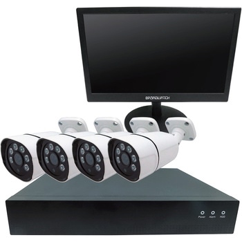 400万画素PoEタイプNVR防犯カメラセット ブロードウォッチ 防犯用