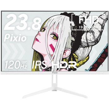 PX246WAVEW-O PX246 Wave White ゲーミングモニター 23.8インチ FHD