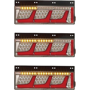 小糸製LEDテールランプ3連 左右2個セット ノーマルターン 新車外し