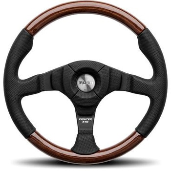 F-34 ファイターエボレザー&ウッド MOMO 外径350mm 1個 F-34 - 【通販