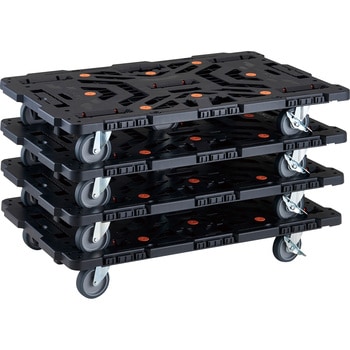 BT900J5S2-E100-M4 まとめ買い 連結式樹脂製平台車 ビートル 900X600