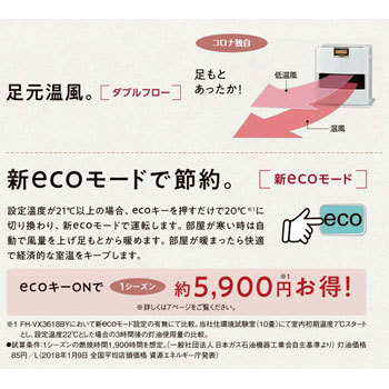 FH-VX7318BY(W) 石油ファンヒーター VXシリーズ 1台 コロナ[冷暖房