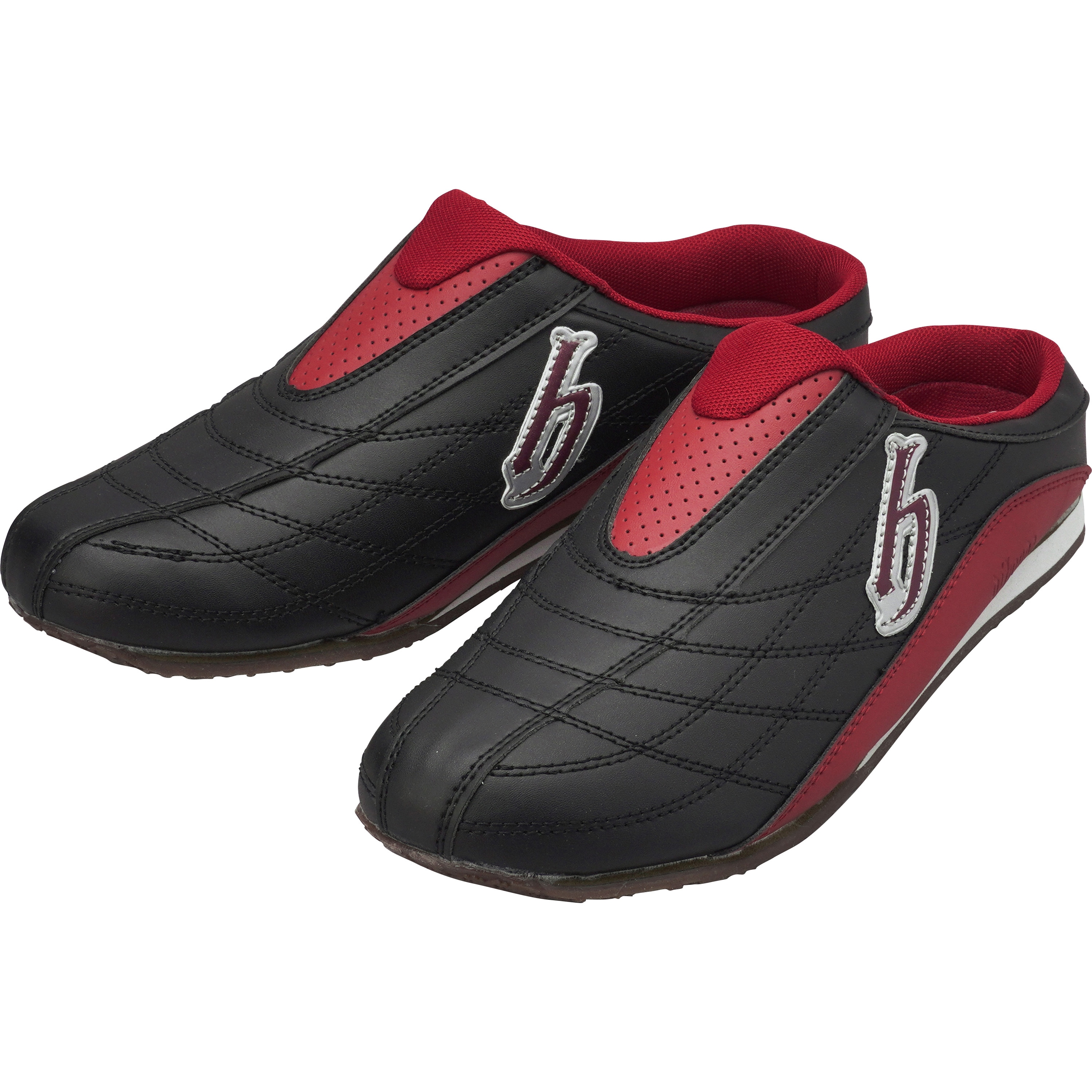 MRZ178 作業用スニーカー DJ HONDA スリッポンタイプ ブラック色 合成