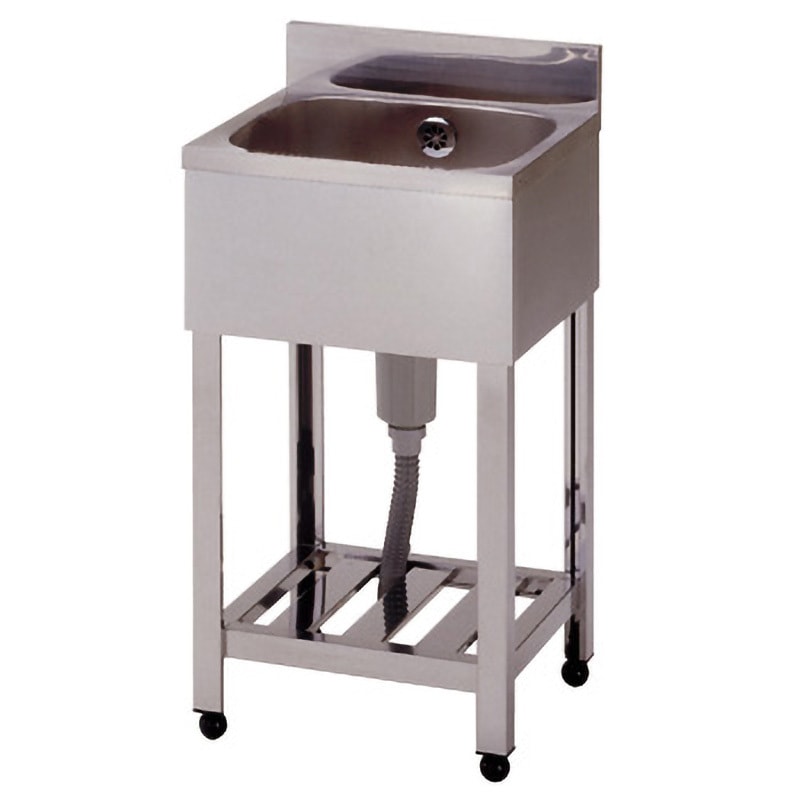 KP1-1800 一槽シンク(SUS430) 東製作所 奥行450mm間口1800mm高さ800mm