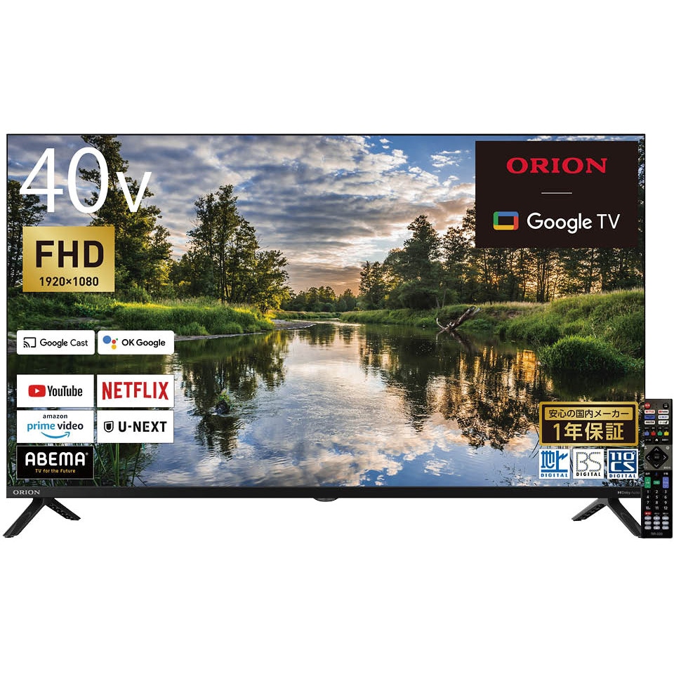 OLS40WD10 4K対応・HD・FHD スマートテレビ SMART TV series 1台
