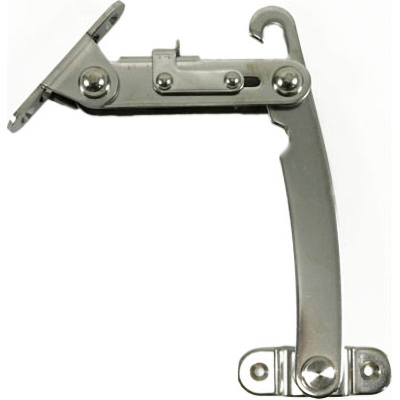 TM-223-2L ストッパー付重量扉用ステー 栃木屋 左右区別:左 TM-223-2L