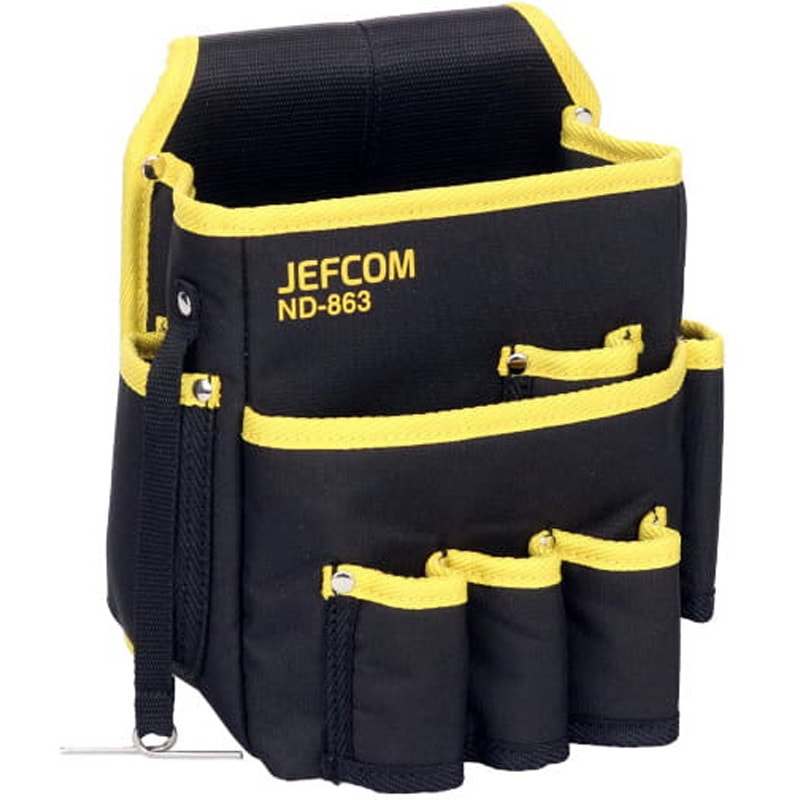 ND-863 電工キャンバスバッグ 1個 JEFCOM(ジェフコム) 【通販モノタロウ】