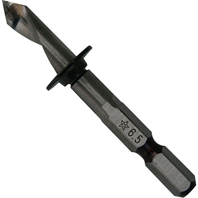 6.5 No.99X 六角軸波板キリ スターエム 刃先径6.5mmシャンク径六角軸