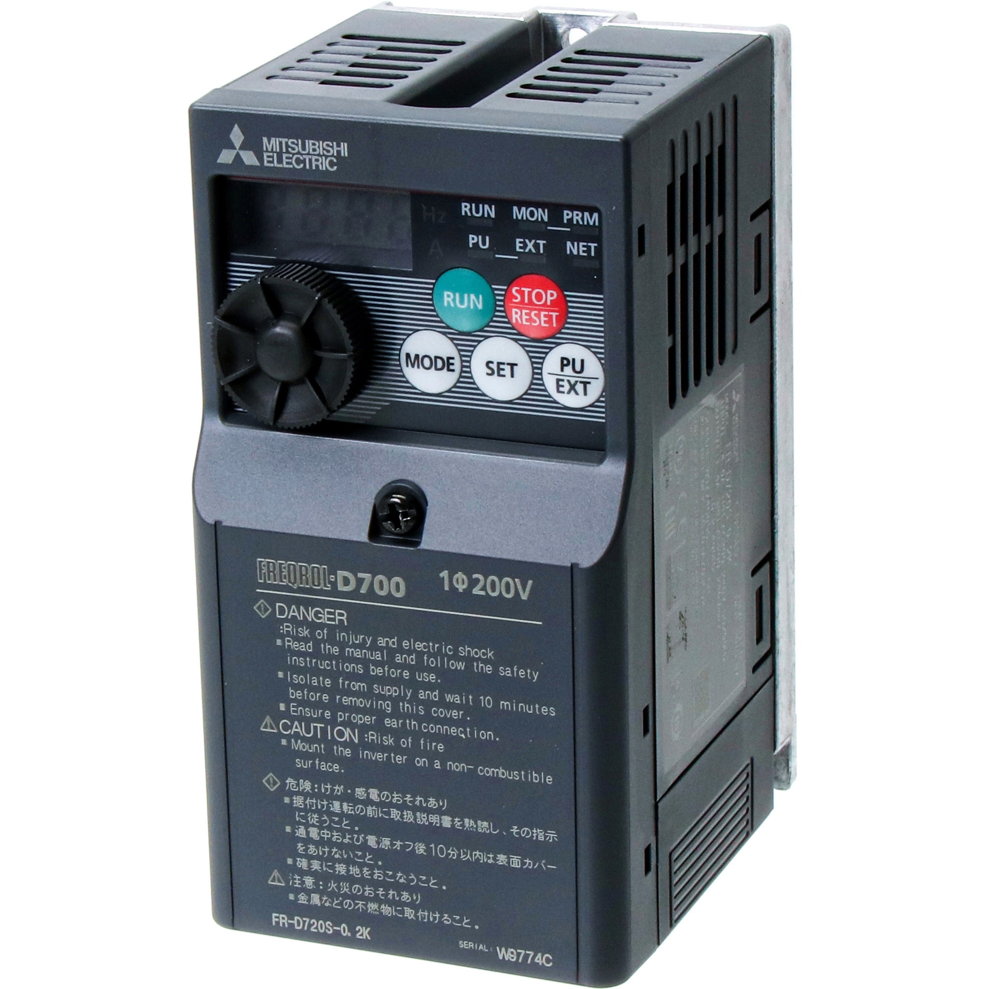 FR-D720S-0.2K インバータ FREQROL-D700シリーズ 三菱電機 保護構造