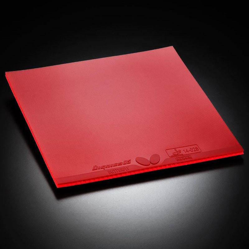 06040-006アツ 裏ラバー ディグニクス05 レッド BUTTERFLY 回転数12