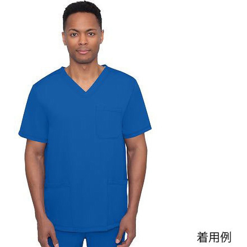 2590-L-Ro HH WORKS スクラブトップス MATTEW ロイヤルブルー 2590